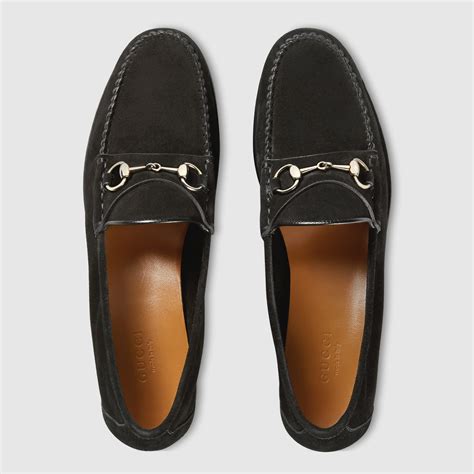 women gucci horsebit loafers|Gucci suede loafer.